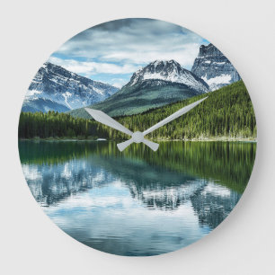 Gebirge Kanadische Rockies, Alberta Kanada Große Wanduhr