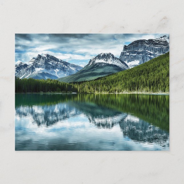 Gebirge | Kanadische Rockies, Alberta Kanada Postkarte (Vorderseite)