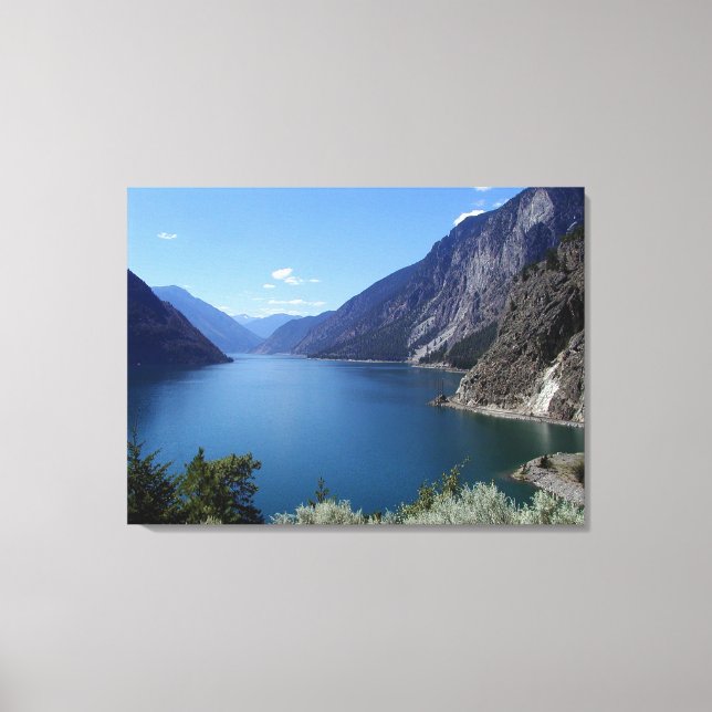 Gebirge Leinwanddruck (Vorderseite)