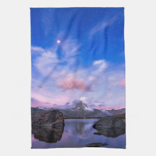 Gebirge   Matterhorn & Lake Stellisee Geschirrtuch