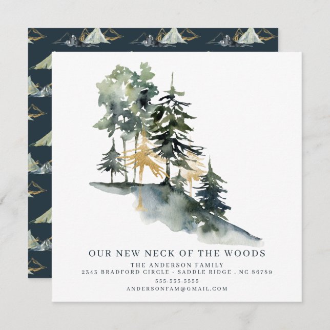 Gebirge | Moderne Ankündigung (Vorne/Hinten)