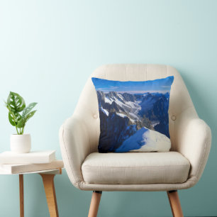Gebirge   Mont Blanc, Europäische Alpen Kissen