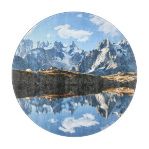 Gebirge Mont Blanc Massif, Frankreich Schneidebrett