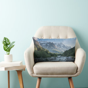 Gebirge Mont Blanc Massif, Italien Lendenkissen
