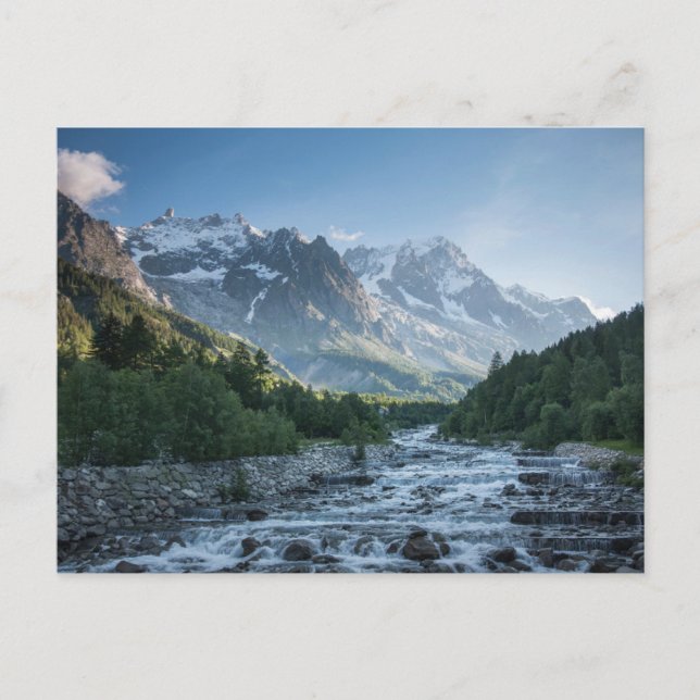 Gebirge | Mont Blanc Massif, Italien Postkarte (Vorderseite)