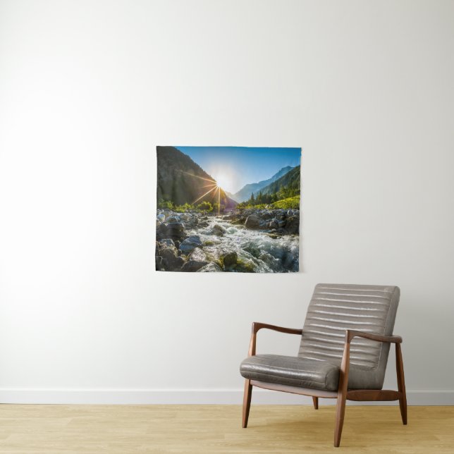 Gebirge | Nationalpark Hohe Tauern, Österreich Wandteppich (Beispiel (Horizontal))