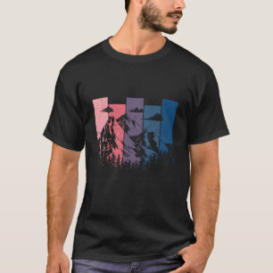 Gebirge Outdoor Camg Distressed T-Shirt
