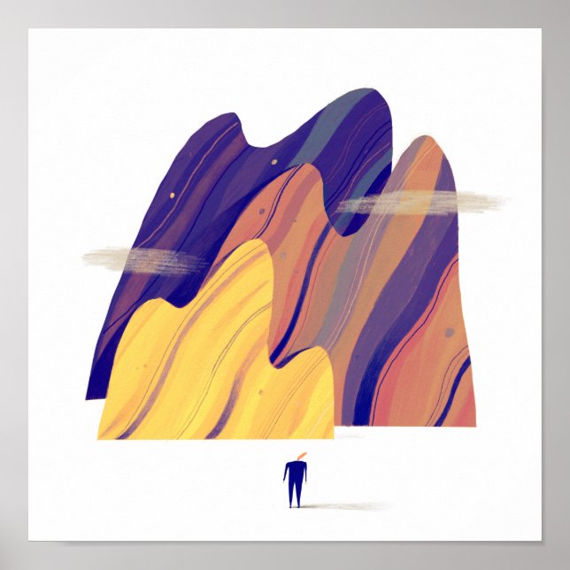 Gebirge Poster (Vorne)