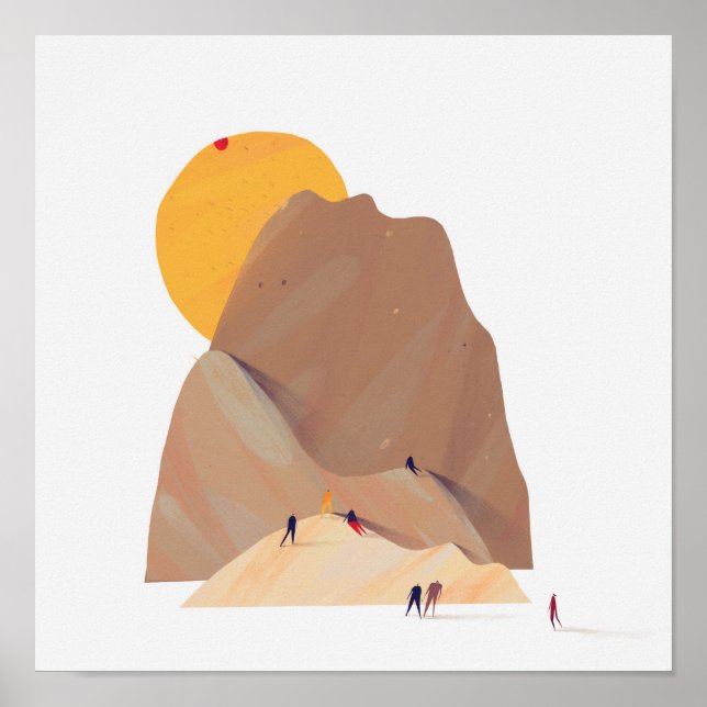 Gebirge Poster (Vorne)