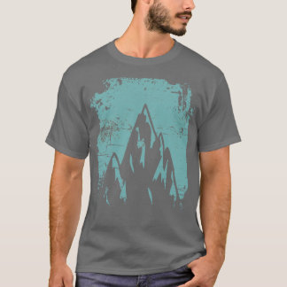 Gebirge Retrodesign T-Shirt