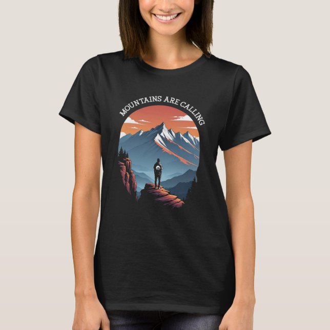 Gebirge rufen T-Shirt (Vorderseite)