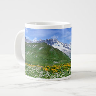 Gebirge   Schweizer Alpenfrühling Jumbo-Tasse