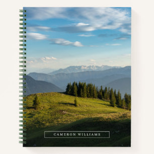 Gebirge   Spitzingsee, Schweizer Alpen Notizbuch