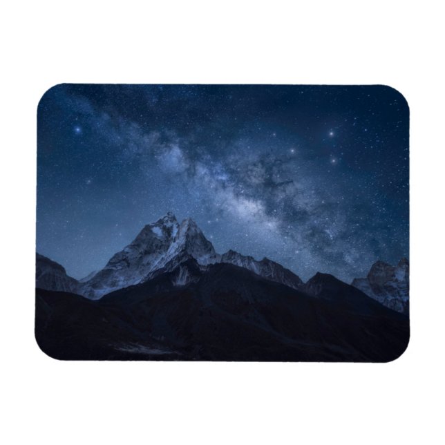 Gebirge | Thamserku-Berg, Nepal Magnet (Horizontal)