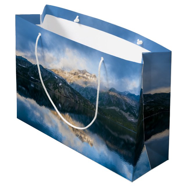 Gebirge und Landschaftliches Foto Große Geschenktüte (Rückseite Schrägansicht)