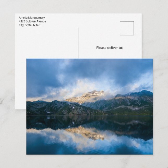 Gebirge und Landschaftliches Foto Postkarte (Vorne/Hinten)