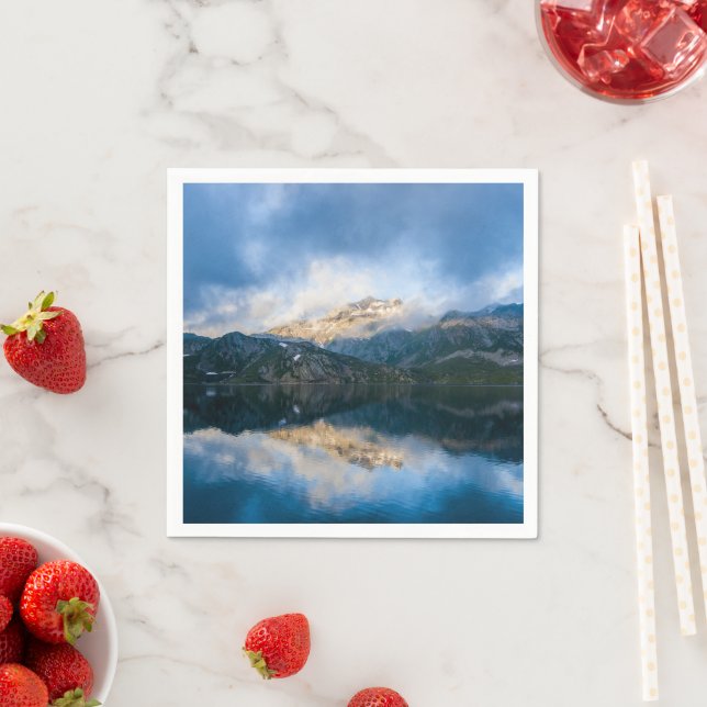 Gebirge und Landschaftliches Foto Serviette (Beispiel)