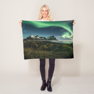Gebirge Vestrahorn Mountain, Island Fleecedecke