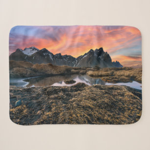 Gebirge Vesturhorn Mountain Island Sherpadecke