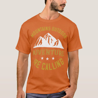 Gebirge vor dem Abenteuer rufen T-Shirt