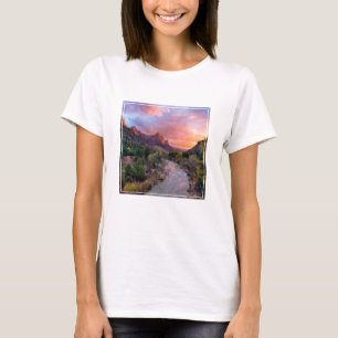 Gebirge   Watchman Zion Nathional Park Utah T-Shirt