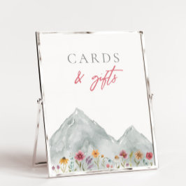 Gebirge Wildblume Karten und Geschenke Zeichen