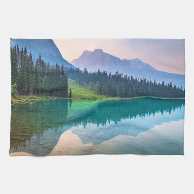 Gebirge | Yoho National Park, British Columbia Geschirrtuch (Horizontal)