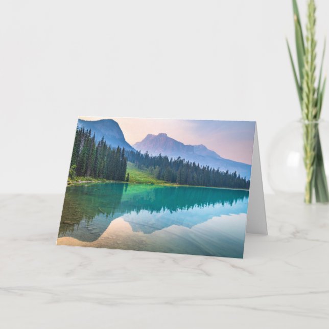 Gebirge | Yoho National Park, British Columbia Karte (Vorderseite)