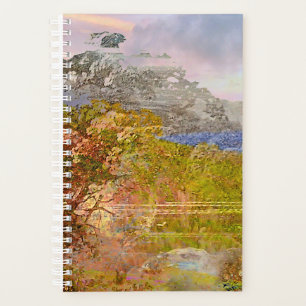 Gebirgfluss-Künstlerische Landschaft Planer