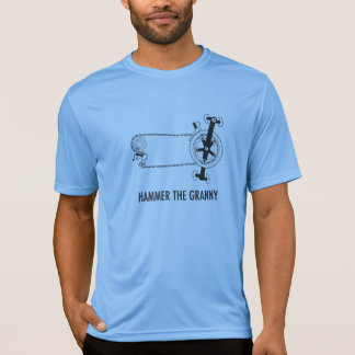 Gebirgs-und Straßen-Radfahrer-Oma-Gang T-Shirt