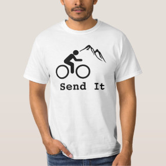 Gebirgsdas radfahren schicken ihm T - Shirt