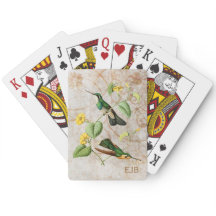 Gebirgsedelstein-Kolibri-Spielkarten