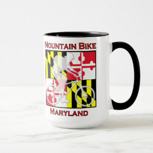 Gebirgsfahrrad-Maryland-Kaffee-Tasse Tasse