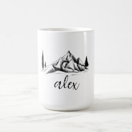 Gebirgsgeschenke für ihr Bergspenden Kaffeetasse