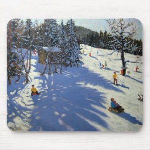 Gebirgshütte Morzine Mousepad