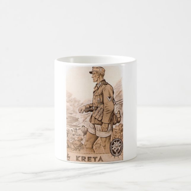 Gebirgsjäger Kreta Kaffeetasse (Mittel)