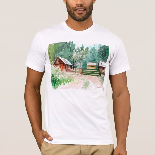 Gebirgskabinen-T - Shirt (Vorderseite)