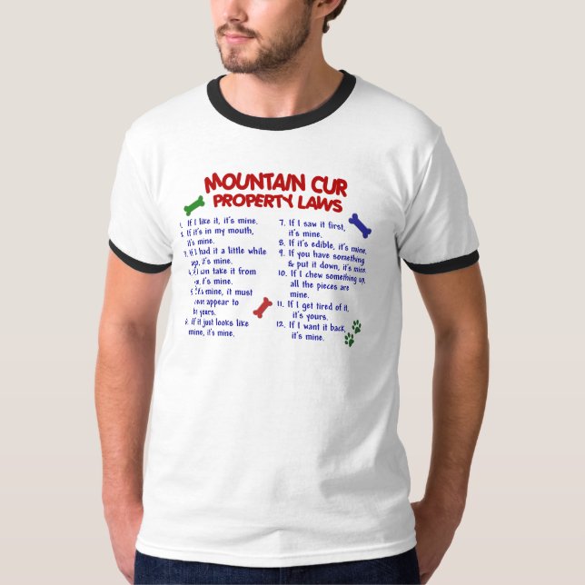 GEBIRGSkanaille Eigentums-Gesetze 2 T-Shirt (Vorderseite)