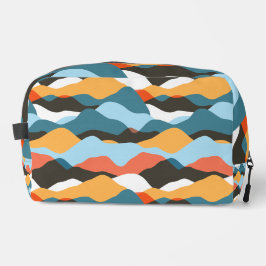 Gebirgskette Wellen Kosmetische Tasche