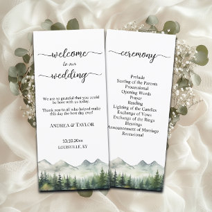Gebirgskiefern Hochzeitsprogramm