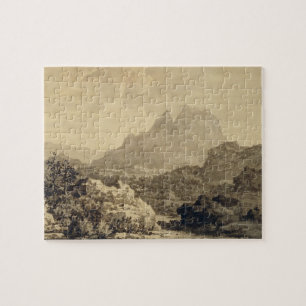 Gebirgslandschaft, c.1780 (Grau und Braunwäsche