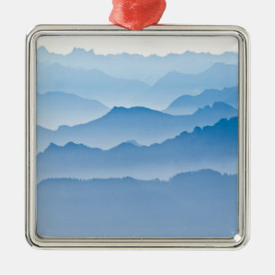 Gebirgslandschaft die Schweiz Ornament Aus Metall