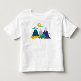 Gebirgslandschaft Kleinkind T-shirt