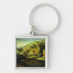 Gebirgslandschaft mit einem Überraschungsangriff, Schlüsselanhänger