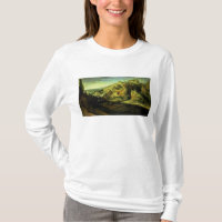 Gebirgslandschaft mit einem Überraschungsangriff,