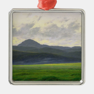 Gebirgslandschaft Ornament Aus Metall