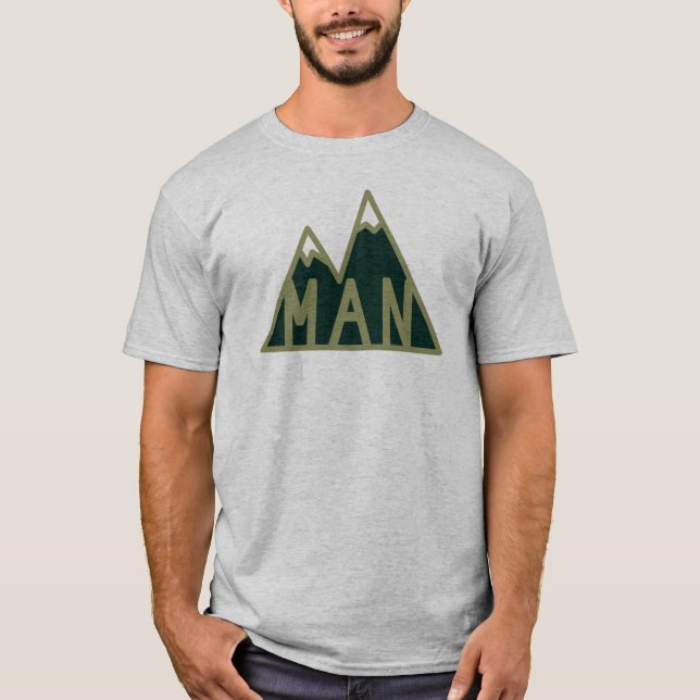 Gebirgsmann [Grün] T-Shirt (Vorderseite)