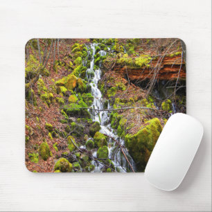 Gebirgsquelle Wasserfall.... Mousepad