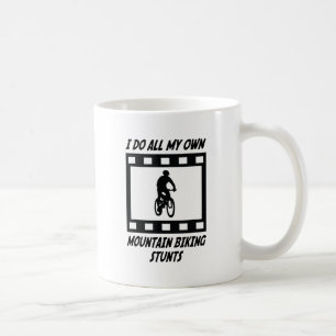Gebirgsradfahrende Bremsungen Kaffeetasse