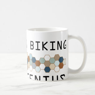Gebirgsradfahrendes Genie Kaffeetasse